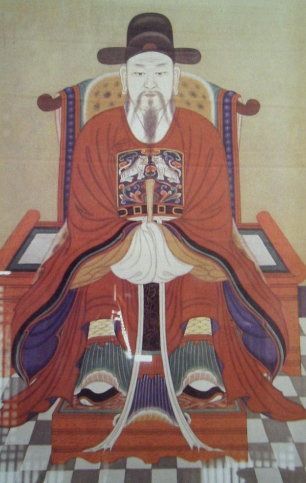 General Yu Geum-pil, portrait in the family shrine